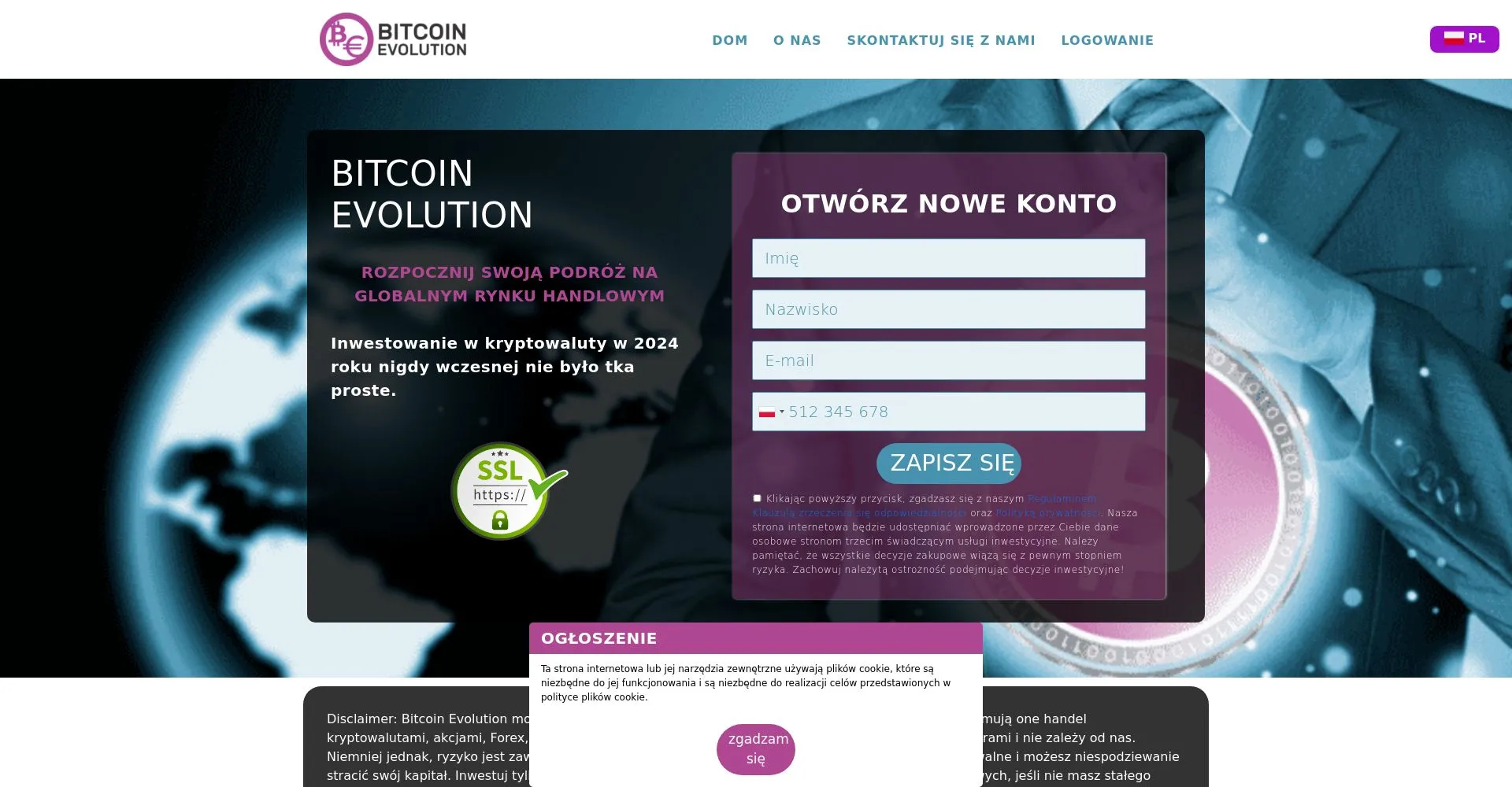 Bitcoin Evolution opinie: co to, czy to oszustwo?